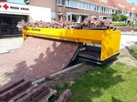 road machine 300 square meters of road a day
